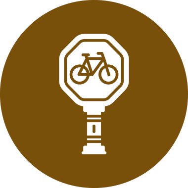 bisiklet ikonu vektör illüstrasyonu