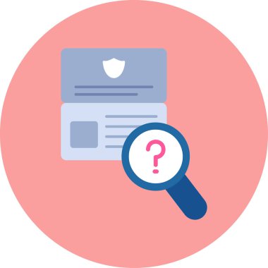 Soru simgesi içeren büyüteç