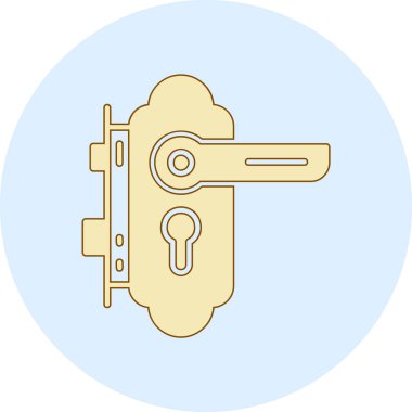 Anahtar simgesi vektör illüstrasyonu