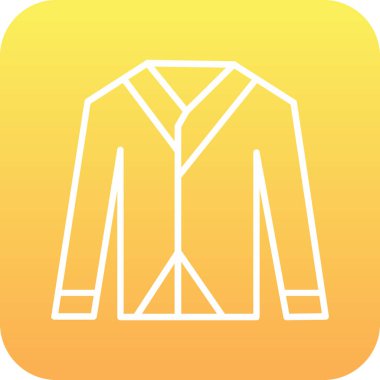 Eşsiz Gömlek Vektör Satırı Simgesi