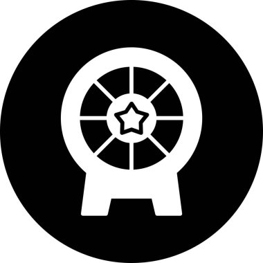 Tek bir simgenin vektör illüstrasyonu