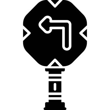 Modern bir simgenin vektör illüstrasyonu