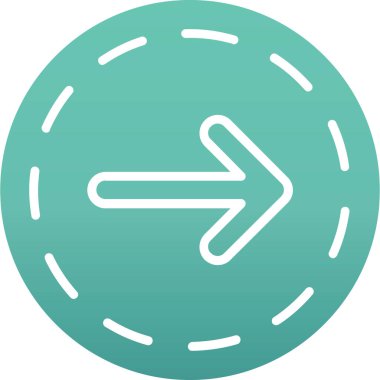 Eğilim biçimi izole edilmiş arkaplanda ok simgesi