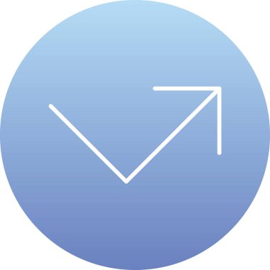 ok simgesi vektör illüstrasyonu