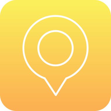 Vektör gps Simge illüstrasyonu