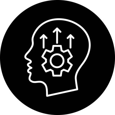 vektör beyin simgesi çizimi