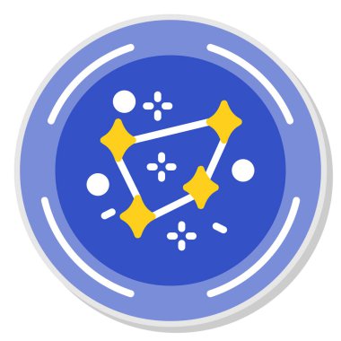 Sihirli top ikonu. vektör illüstrasyonu