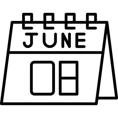 Takvim. Web simgesi basit tasarım