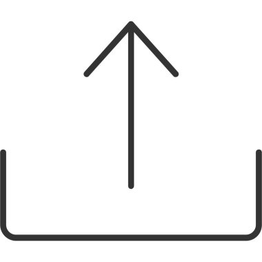 ok aşağı sağ simge dış hat biçiminde