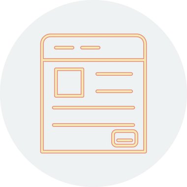 seo modern simgesinin vektör illüstrasyonu