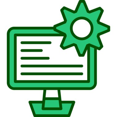 seo modern simgesinin vektör illüstrasyonu