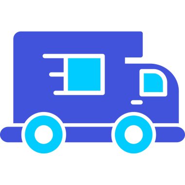 van dağıtım vektör simgesi