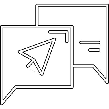 e- posta sembollü konuşma balonu iletisi