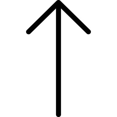 ok yönü simgesi ana hat biçiminde