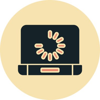 Televizyon. Web simgesi basit illüstrasyon