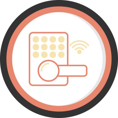 Wifi simgesi, vektör illüstrasyonu