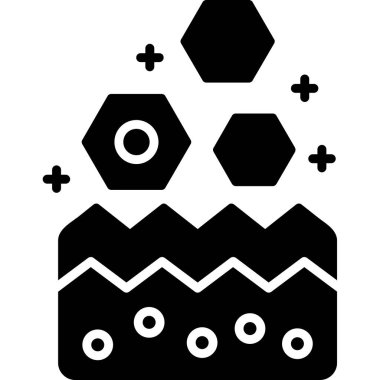 çikolata simgesi, vektör illüstrasyonu