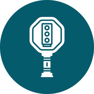 Benzersiz ampul vektör simgesi