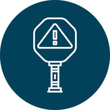 trafik ışığı simgesinin vektör illüstrasyonu