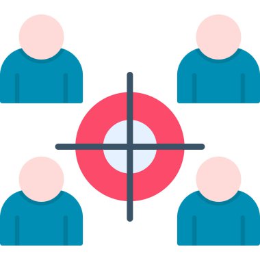 iş düz vektör simgesi.