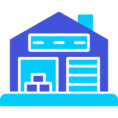 Bina ikonu. Basit resimleme