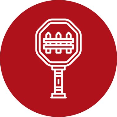 Bir ağaç simgesinin vektör illüstrasyonu