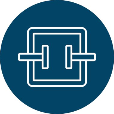 Güzel Ok Aşağı Satır Vektör Simgesi