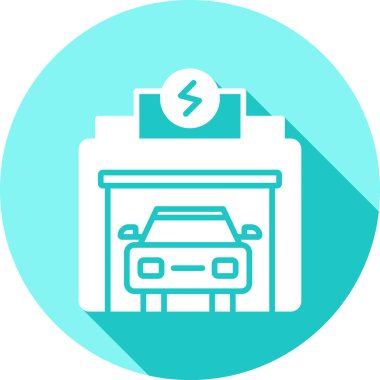 Bir arabanın vektör illüstrasyonu