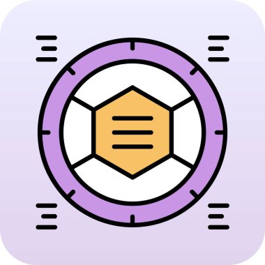 Bir arı simgesinin vektör illüstrasyonu