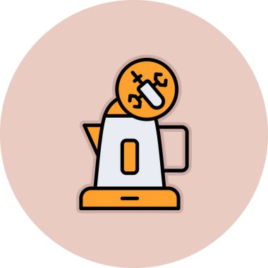 para ve sikkeler renk ikonu vektörü.