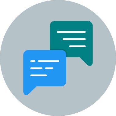 konuşma simgesi vektör illüstrasyonu