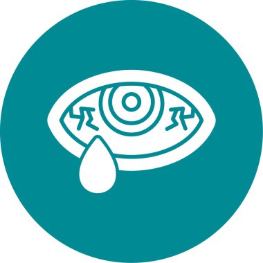 Göz. Web simgesi basit illüstrasyon