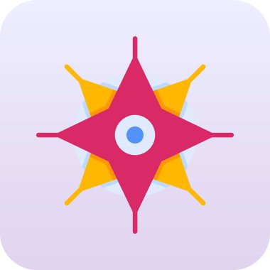 Pusula simgesi vektör resimlemesi