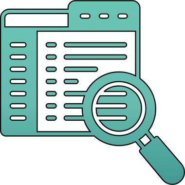 Arama simgesi. Büyüteç