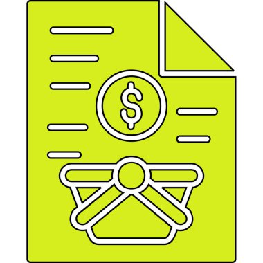 Para için. Web simgesi basit tasarım