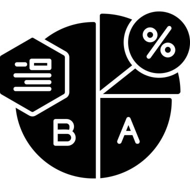 b b simgesinin vektör illüstrasyonu