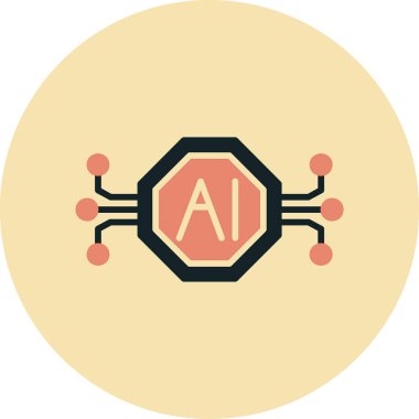 Bir simgenin vektör illüstrasyonu