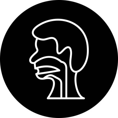 Bir kadın simgesinin vektör illüstrasyonu