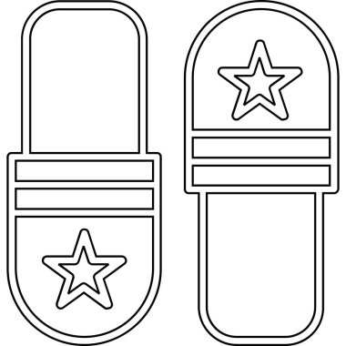 Tıbbi ve bakım sembolünün vektör çizimi