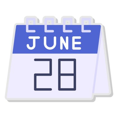 23 Haziran 'da. Ayın simge takvimi günü, takvim arkaplanındaki takvim simgesi. Planlama. Zaman yönetimi. Çarşamba Web 'de,