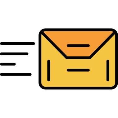 E- posta simgesi ve satır tasarımı içeren zarf harfi