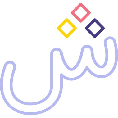 Modern b 'nin vektör illüstrasyonu eksik simgesi