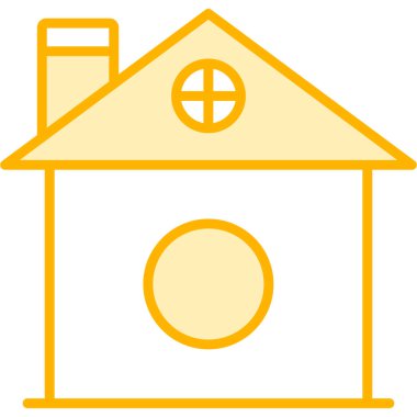 Ev simgesi vektör illüstrasyonu