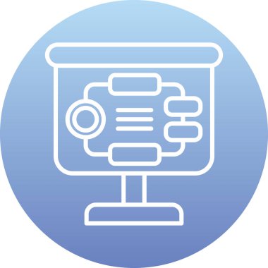 seo modern simgesinin vektör illüstrasyonu