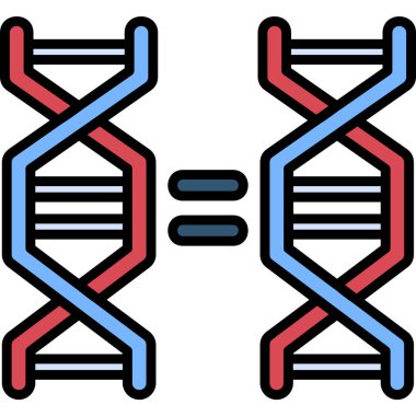 DNA simgesi, düz biçim
