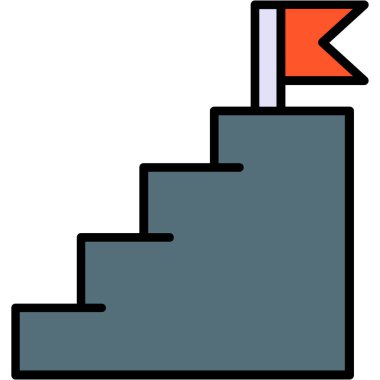 Grafik çizelgesi büyüme simgesi - taslak biçimi