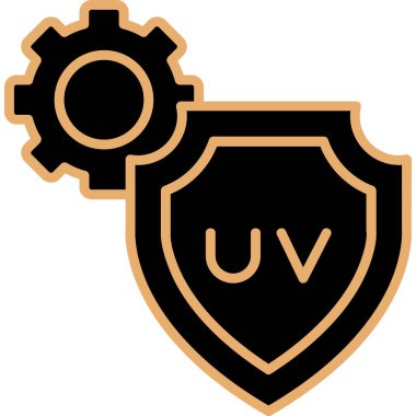 kalkan simgesi, vektör illüstrasyonu