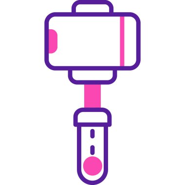 boya fırçası ikonu. Web için boya fırçası vektör simgelerinin özet çizimi