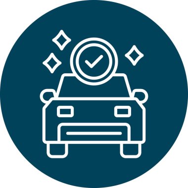 araba simgesi vektör illüstrasyonu