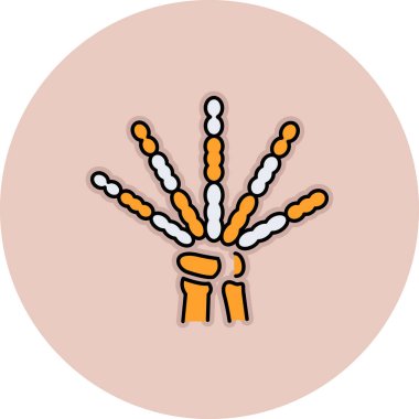 Çizgi film arkaplanının vektör çizimi